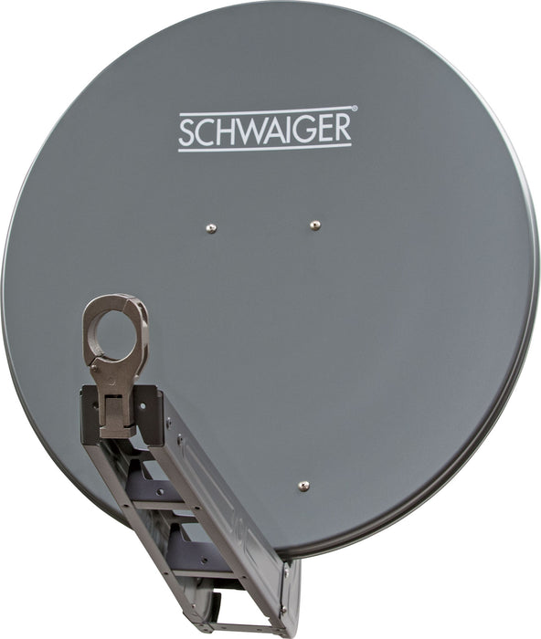 Schwaiger Satellitenschüssel Aluminium Weiß/Rot/Anthrazit 75 cm Online Outlet