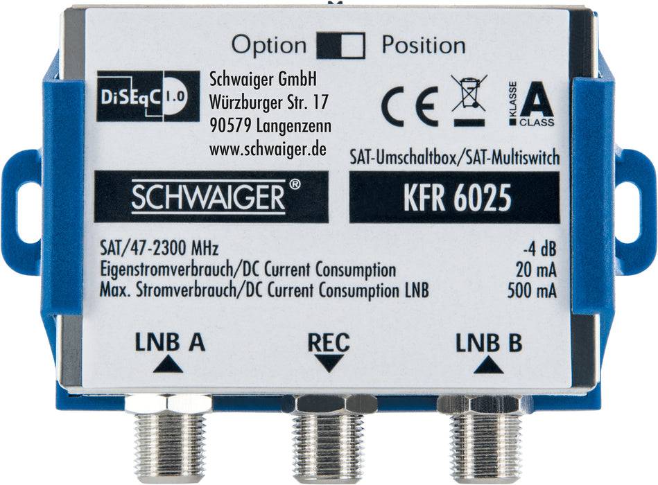 Schwaiger DiSEqC 1.0 Schalter 2>1 Bestseller