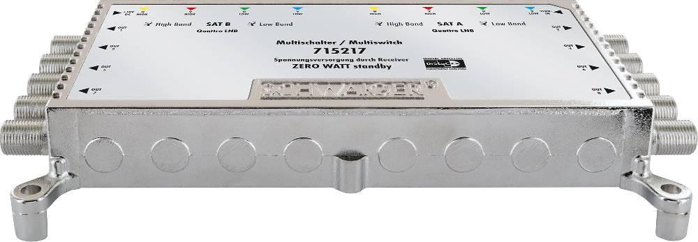 Schwaiger SAT Multischalter 9/8 mit Netzteil Tiefpreis
