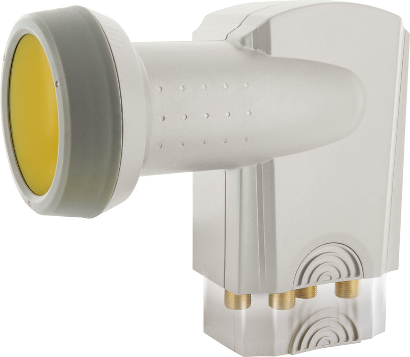 Schwaiger Quattro LNB digital SUN PROTECT hellgrau Neueste Stile