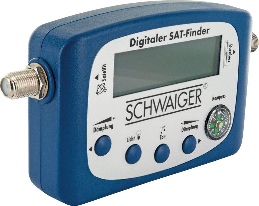Schwaiger SAT-Finder mit LCD Display Letzter Tag