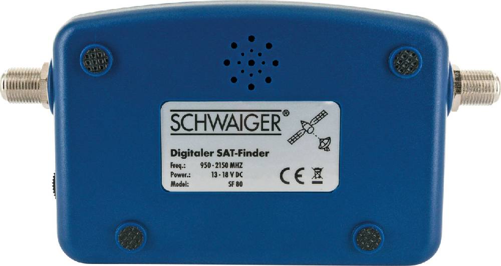 Schwaiger SAT-Finder mit LCD Display Letzter Tag