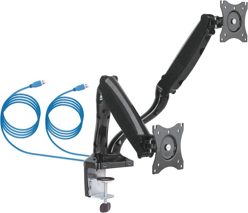 Schwaiger Monitor Tischhalter "FULL MOTION 2" für 2 Monitore bis 29 Zoll Vierteljährliche Förderung