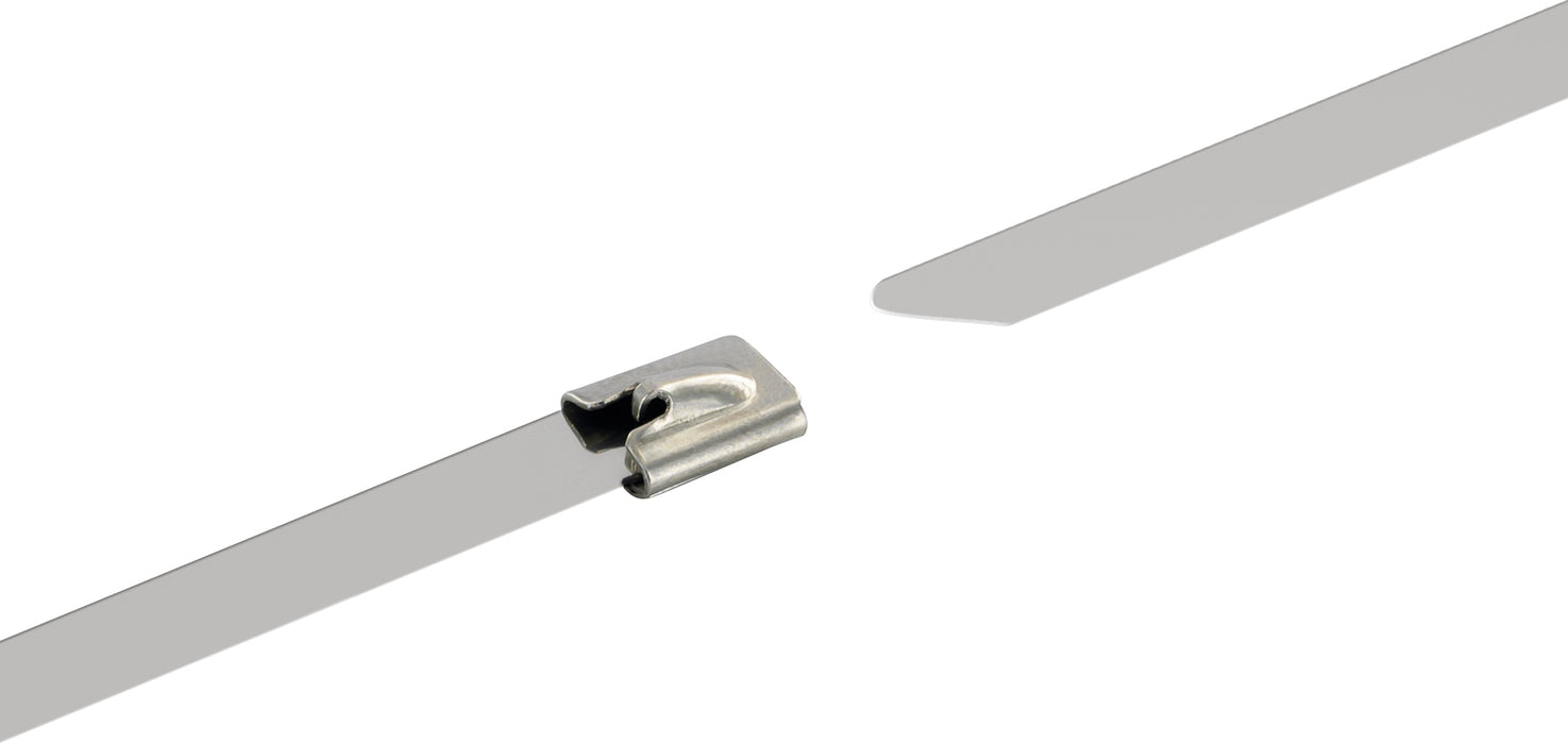 Schwaiger 10er-Set Edelstahlkabelbinder, 40 cm Super Rabatt