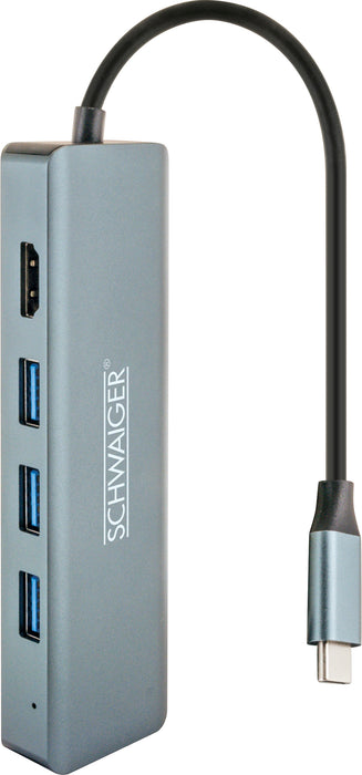 Schwaiger USB Type C Multiport Adapter Riesige Rabatte