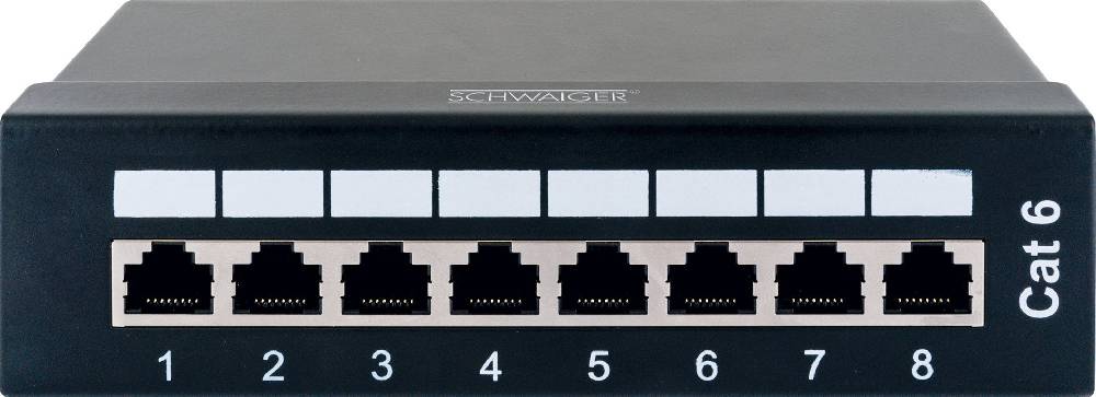 Schwaiger 8-Port Patchpanel