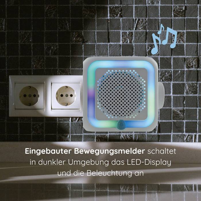 Schwaiger Steckdosenradio mit Lichtsensor und Beleuchtung Jubiläumsangebot