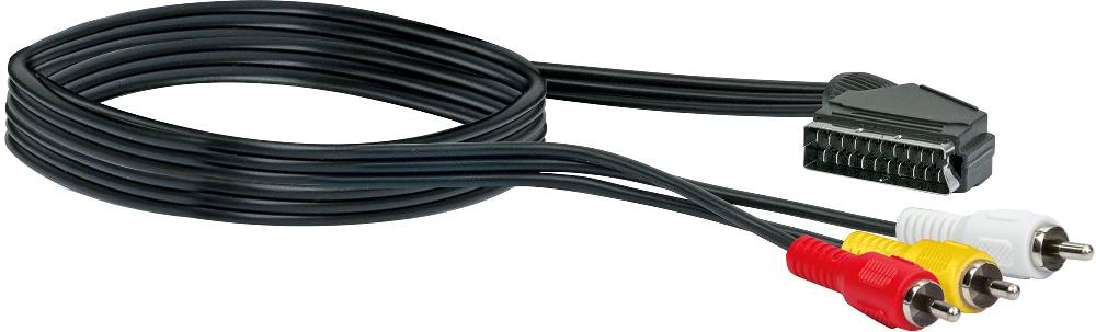 Schwaiger SCART/CINCH Adapterkabel Räumungsverkauf