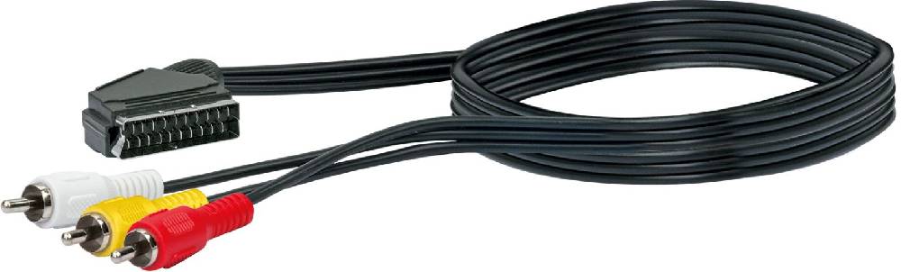Schwaiger SCART/CINCH Adapterkabel Räumungsverkauf