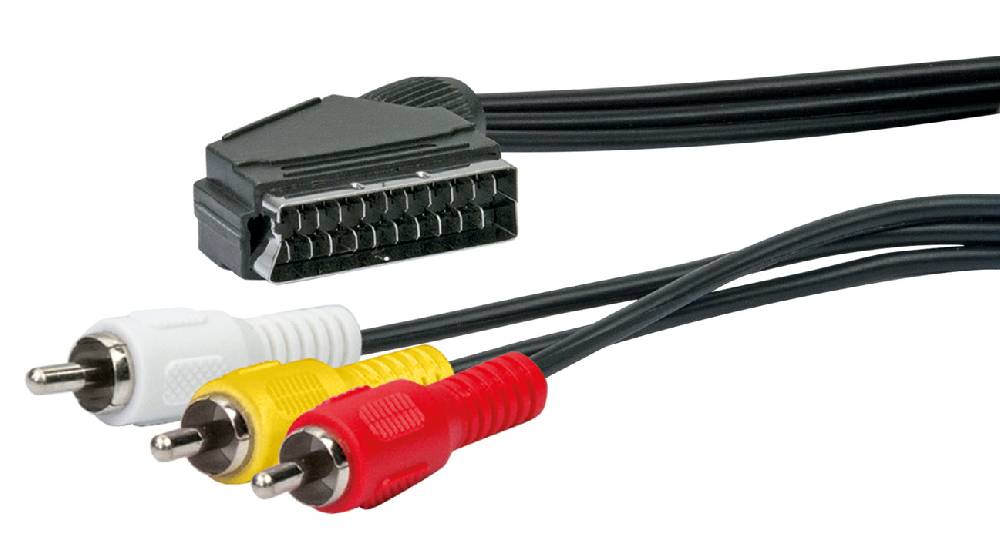Schwaiger SCART/CINCH Adapterkabel Räumungsverkauf