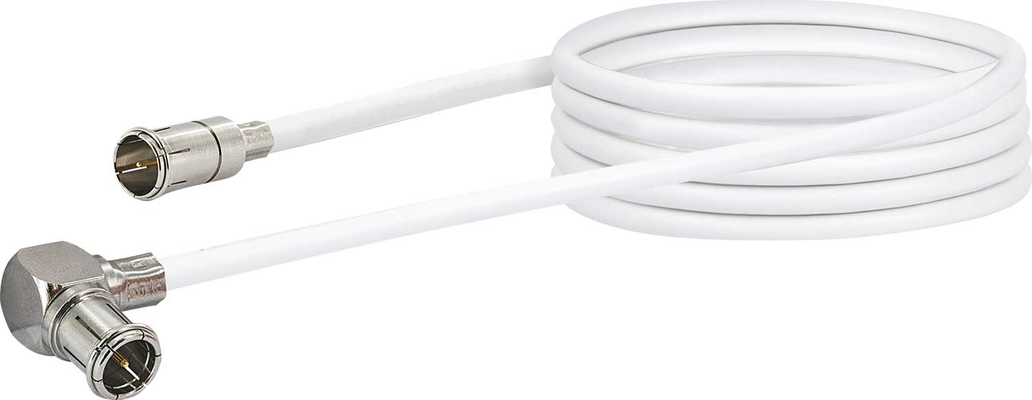 Schwaiger SAT-Anschlusskabel F-Quick-Stecker 1,5 - 9 m 90 dB 50% Rabatt für begrenzte Zeit