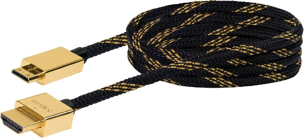 Schwaiger SLIMLINE High-Speed-HDMI®-Kabel mit Ethernet Versandkostenfrei