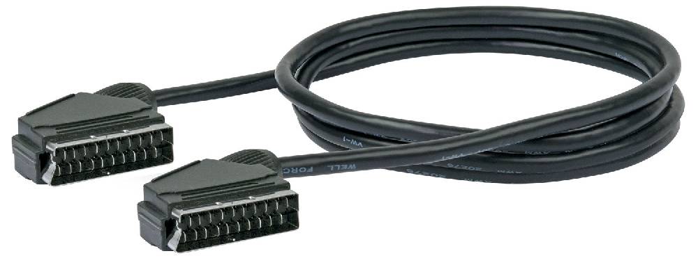 Schwaiger SCART Anschlusskabel (Ø 6,8 mm)