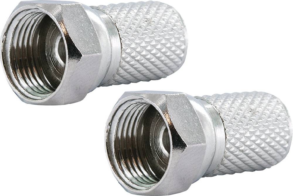 Schwaiger F-Aufdrehstecker 2 - 50 Stk. Ø 7 mm Neueste Stile