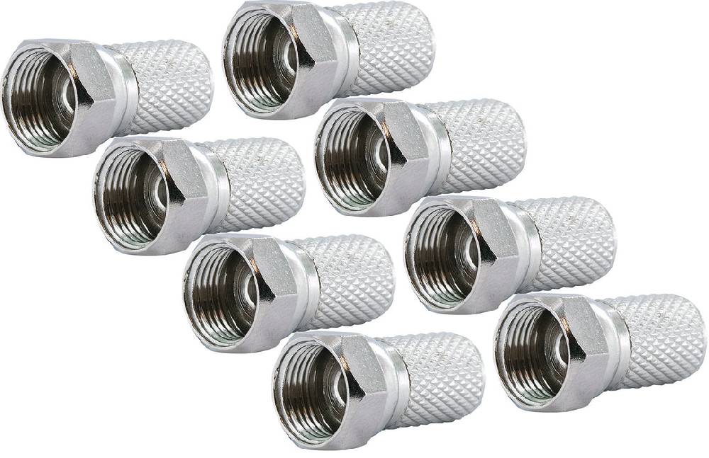 Schwaiger F-Aufdrehstecker 2 - 50 Stk. Ø 7 mm Neueste Stile