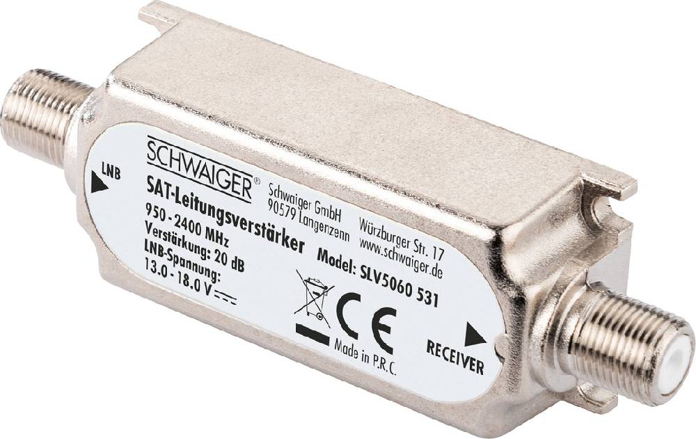 Schwaiger SAT-Leitungsverstärker 20dB Letzter Tag