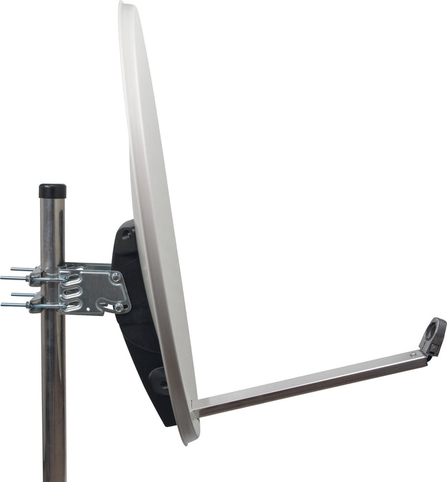 Schwaiger Satellitenschüssel Aluminium Weiß/Rot/Anthrazit 75 cm Super Rabatt