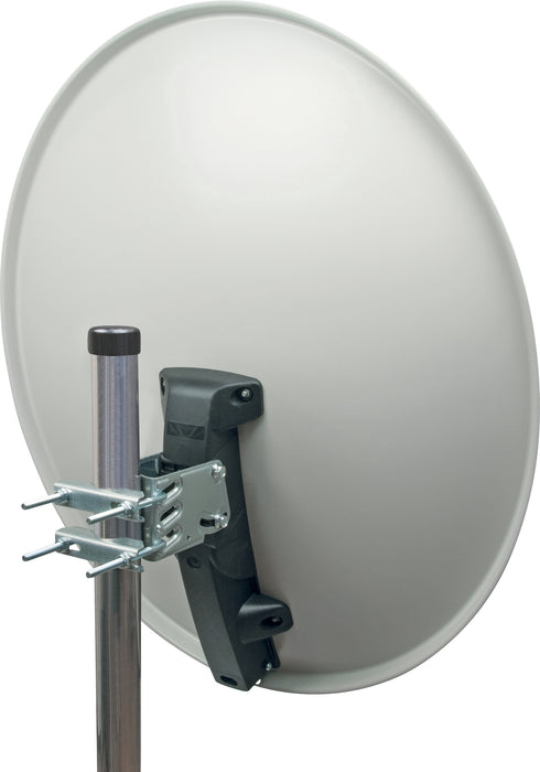 Schwaiger Satellitenschüssel Aluminium Weiß/Rot/Anthrazit 75 cm Super Rabatt