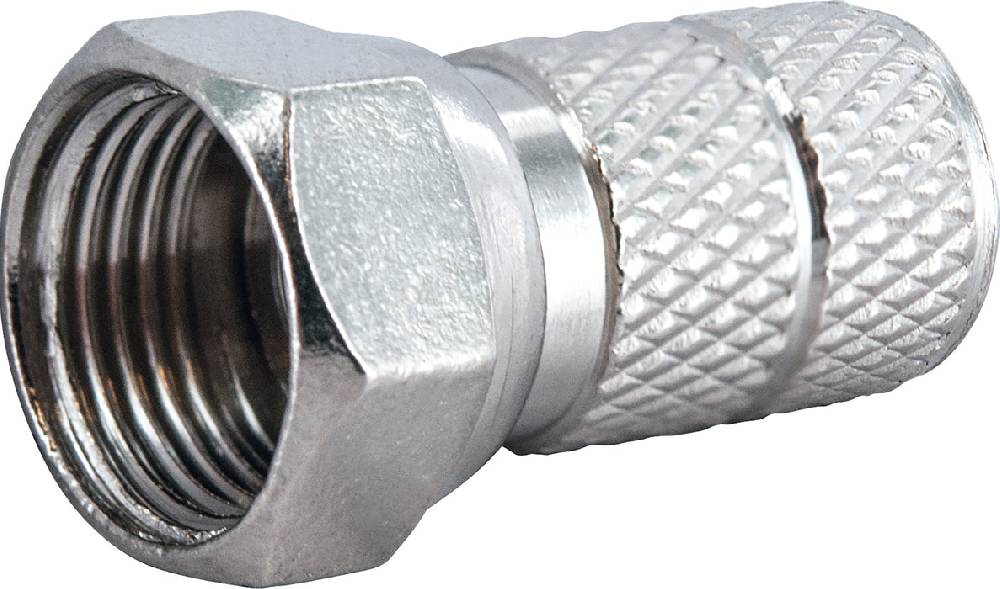 Schwaiger F-Aufdrehstecker 2 - 50 Stk. Ø 6,5 mm