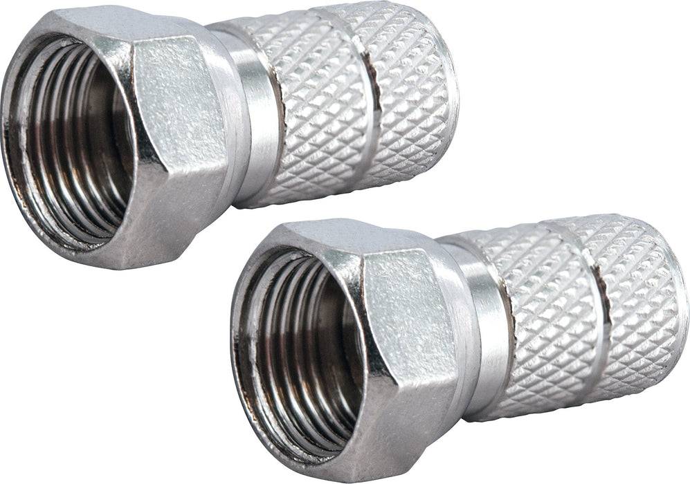 Schwaiger F-Aufdrehstecker 2 - 50 Stk. Ø 6,5 mm 50% Rabatt mit kostenlosem Versand