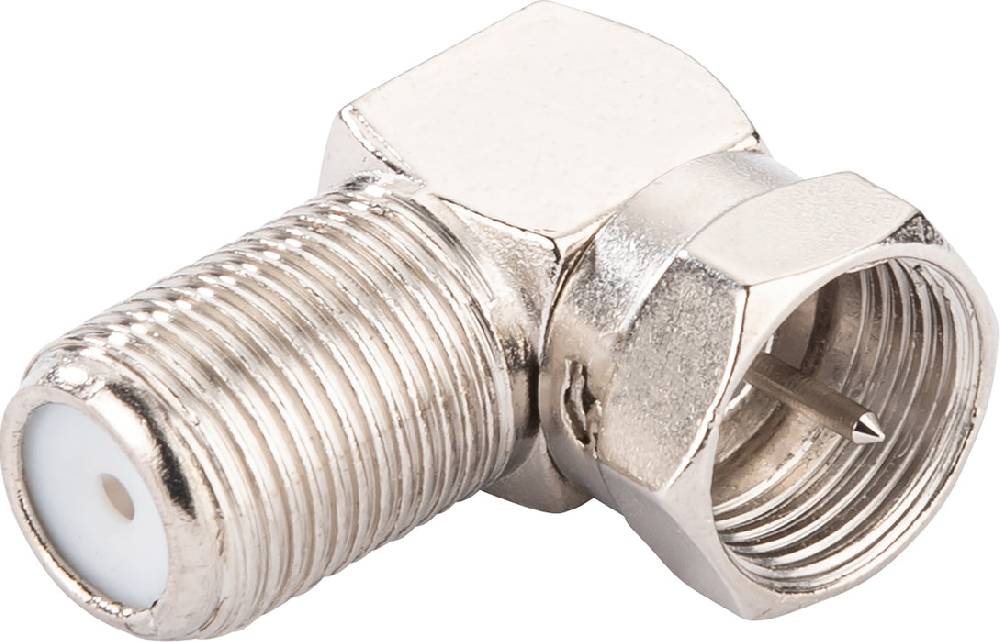 Schwaiger F-Winkeladapter F-Stecker auf F-Buchse