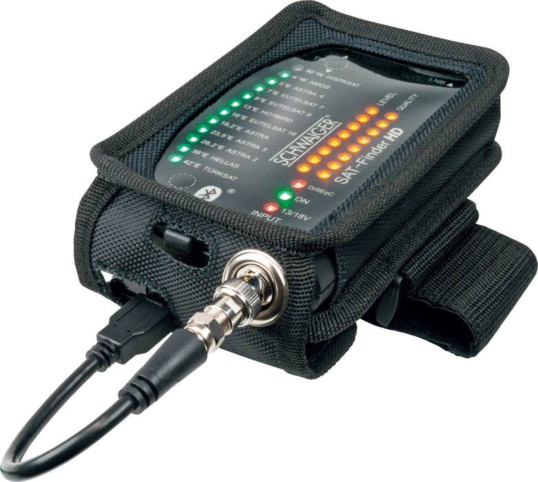 Schwaiger SAT-Finder HD mit Powerbank Outlet