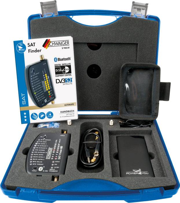 Schwaiger SAT-Finder HD im Transportkoffer Set