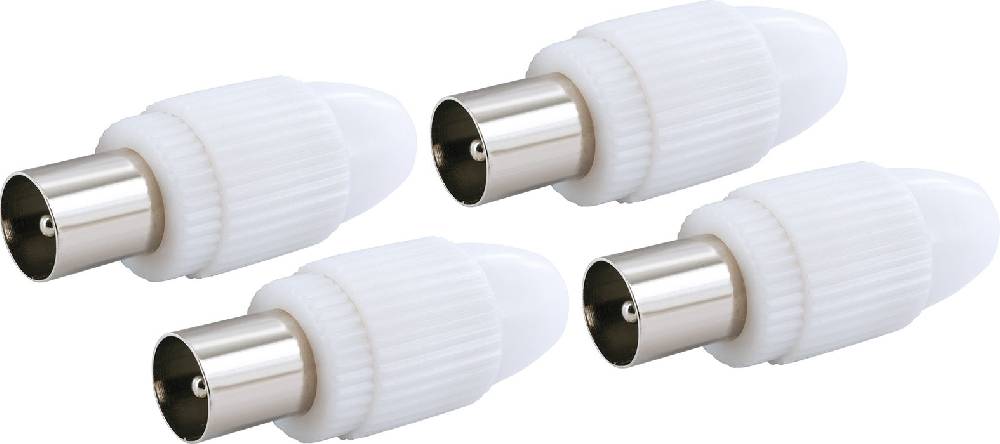 Schwaiger IEC-Stecker 1/4 Stk. Ø 4 - 7,5 mm Nur für heute