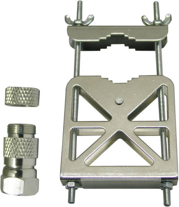 Schwaiger Mastbefestigungs-Set mit Masthalterung bis Ø 55 mm + F-Stecker Ø 7 mm