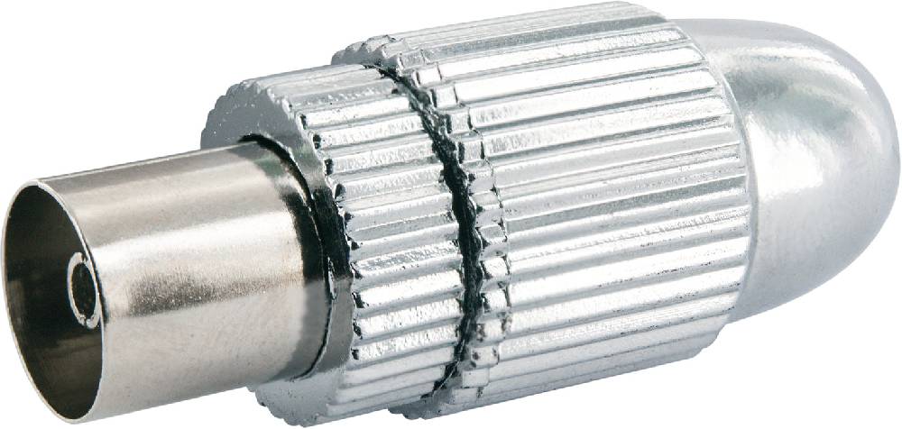 Schwaiger IEC-Buchse Ø 4 - 7,5 mm verchromt Flash Sale