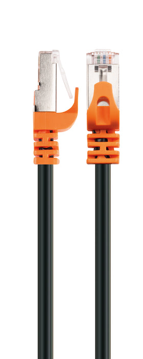 Schwaiger CAT7 Netzwerkkabel, S/FTP, 10m, orange/schwarz Räumungsverkauf