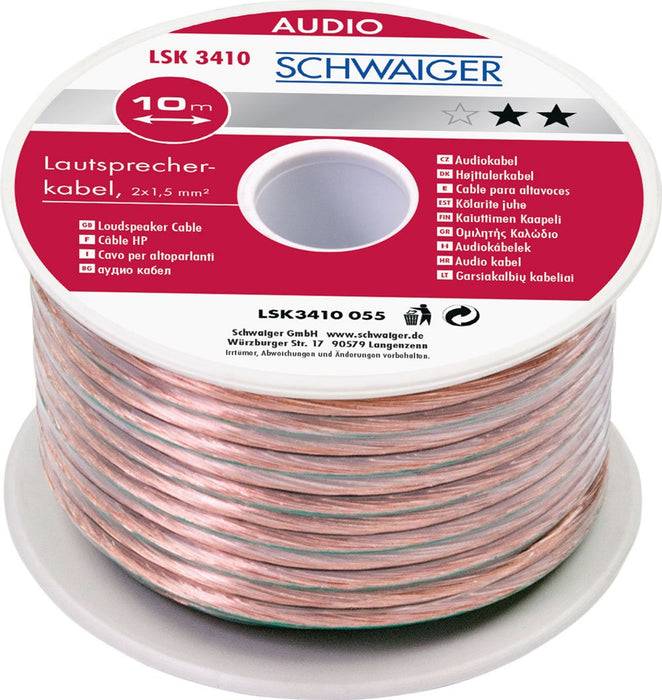 Schwaiger Lautsprecherkabel (2x 1,5 mm²) Saisonale Angebote