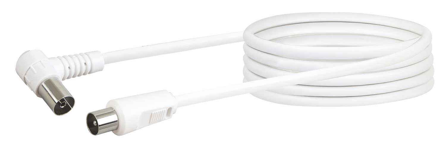 Schwaiger Antennenkabel mit IEC-Winkelbuchse 1,5 - 10 m 75 dB Bis zu 50% Rabatt