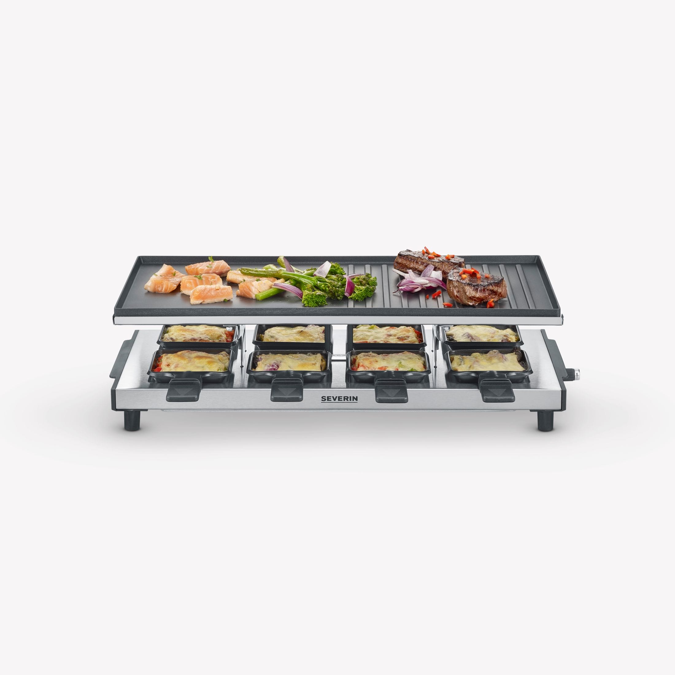 Severin Raclette mit antihaftbeschichteter Grillplatte RG 2375 Blitzangebot