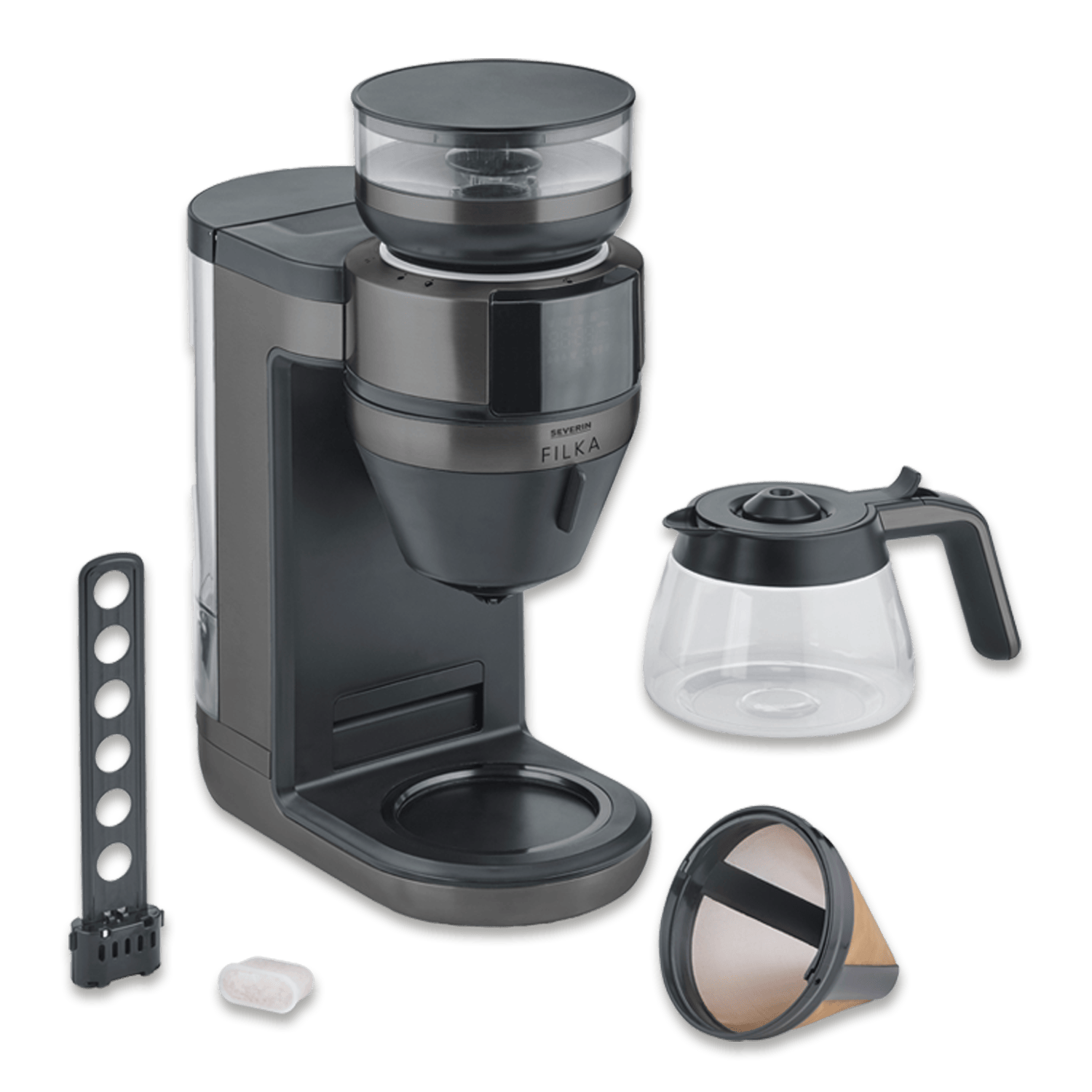 Severin Filterkaffee-Vollautomat FILKA Dark Inox KA 4849 Speichern exportieren
