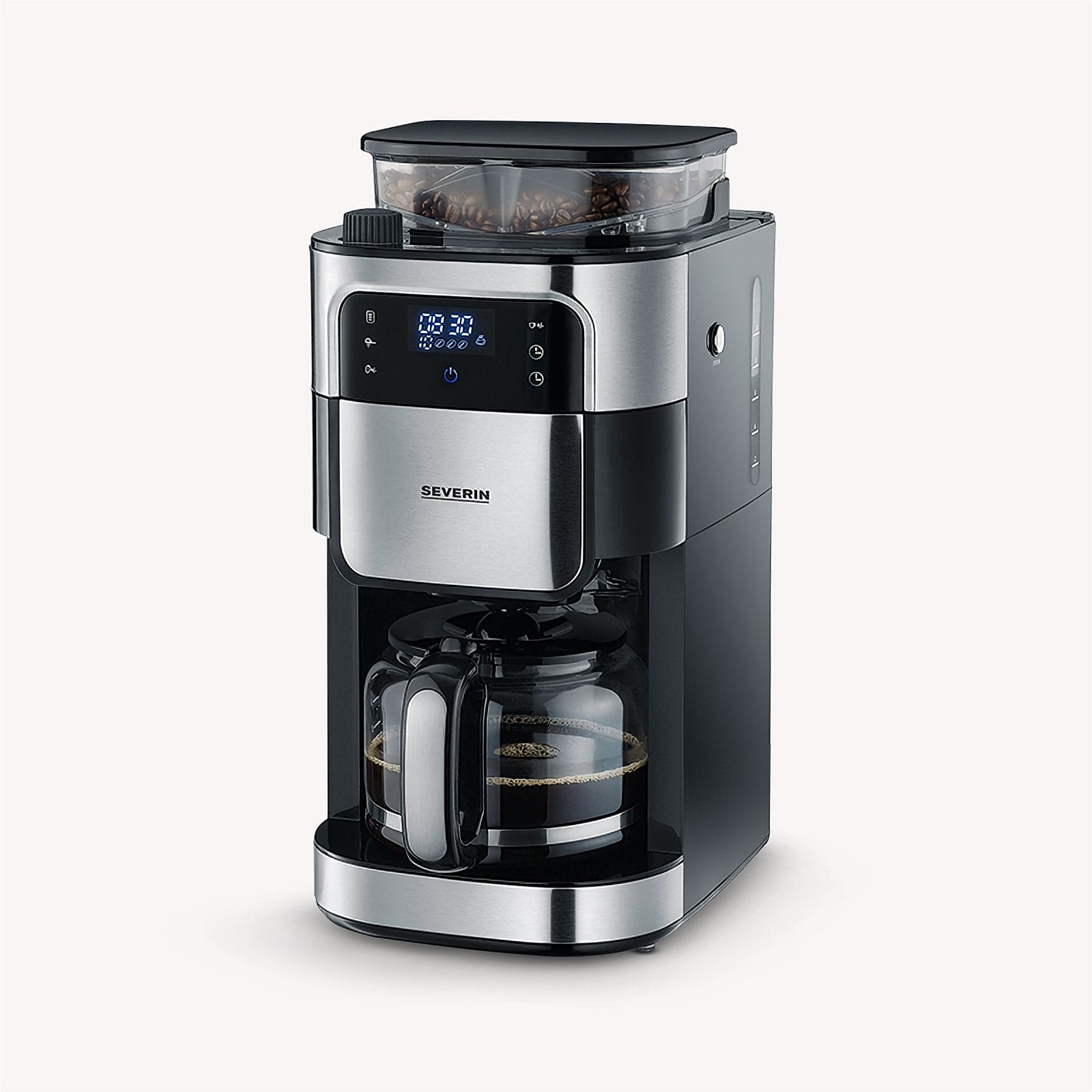 Severin Filterkaffeemaschine mit Edelstahl-Mahlwerk KA 4813 Rabatte dieses Monats