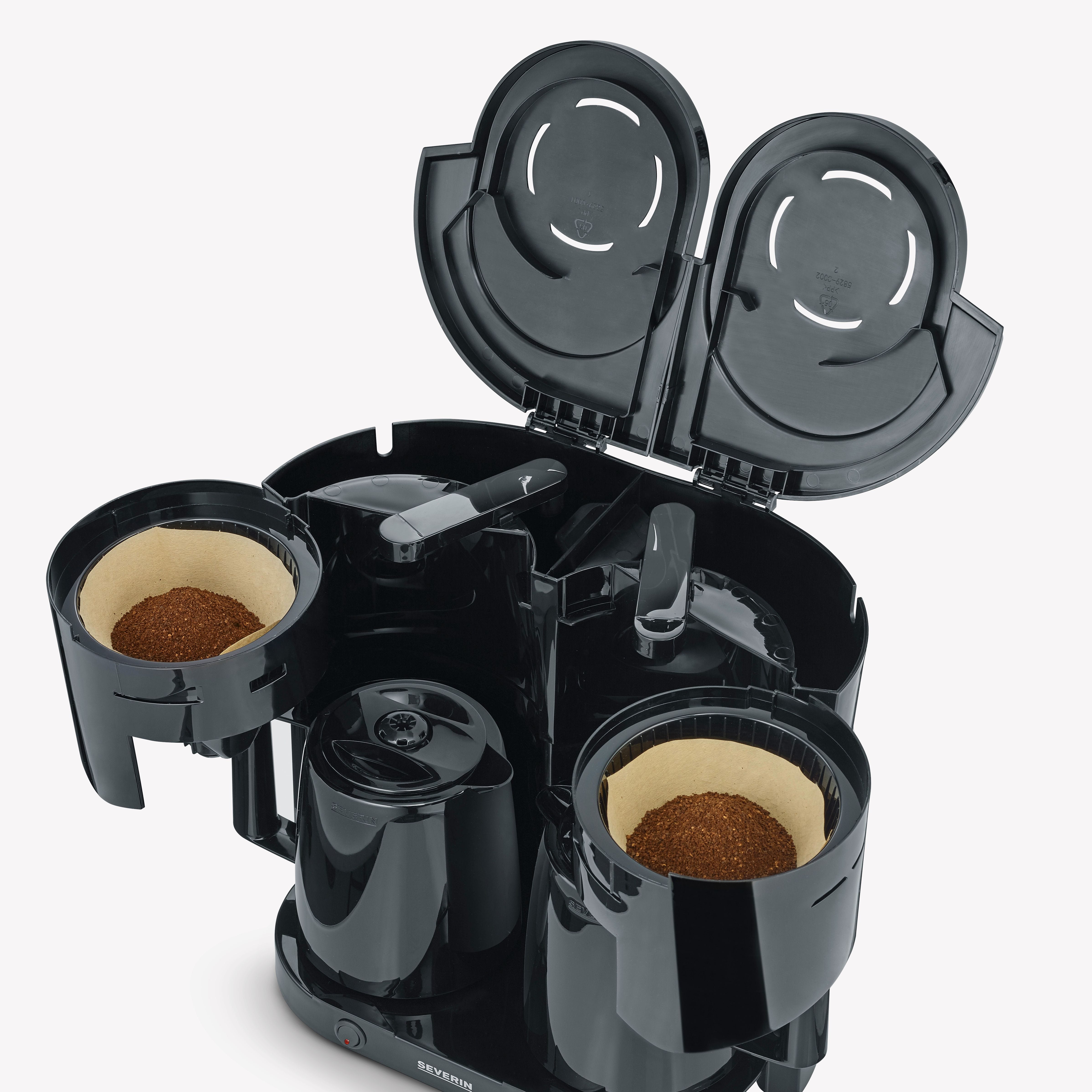 Severin Duo-Filterkaffeemaschine mit 2 Thermokannen KA 9315 Verkauf