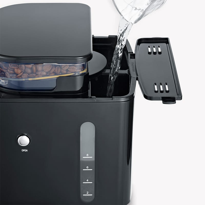 Severin Filterkaffeemaschine mit Edelstahl-Mahlwerk und Thermokanne KA 4814 im Angebot