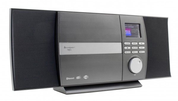 ﻿Soundmaster Stereo Musikcenter mit WLAN-Internet/DAB+/UKW-Radio, CD/MP3, USB, Bluetooth®, APP-Steuerung Top Angebot