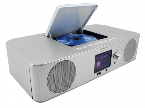 Soundmaster Stereo Musikcenter mit WLAN-Internet/DAB+/UKW-Radio, CD/MP3, USB, Bluetooth®, APP-Steuerung Neueste Mode