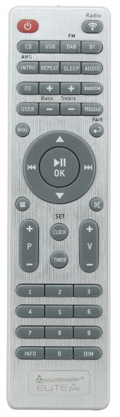 Soundmaster Stereo Musikcenter mit WLAN-Internet/DAB+/UKW-Radio, CD/MP3, USB, Bluetooth®, APP-Steuerung Neueste Mode