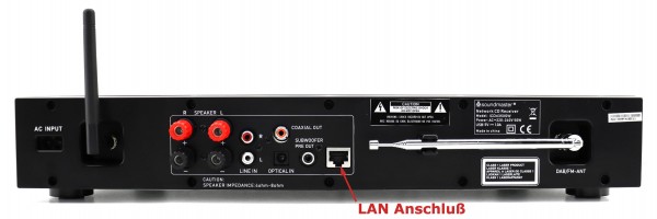Soundmaster Multi Audio System mit 2x50W,WLAN/LAN-Internet/DAB+/UKW-Radio,CD/MP3,USB,Bluetooth®,APP-Steuerung Große Rabatte