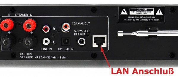 Soundmaster Multi Audio System mit 2x50W,WLAN/LAN-Internet/DAB+/UKW-Radio,CD/MP3,USB,Bluetooth®,APP-Steuerung Große Rabatte