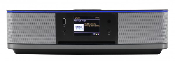 Soundmaster Stereo Musikcenter mit WLAN-Internet/DAB+/UKW-Radio, CD/MP3, USB, Bluetooth®, LED Ambientebeleuchtung, APP-Steuerung Neuheiten