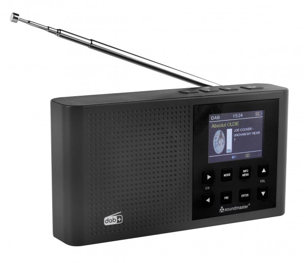 Soundmaster DAB+/UKW Radio mit Li-Ion Akku, Festsenderspeichertasten Kauf eins, bekomm eins gratis