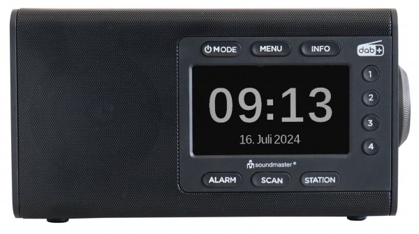 Soundmaster DAB+/UKW-RDS Radio mit großem Farbdisplay, Stationstasten Begrenzte Freigabe