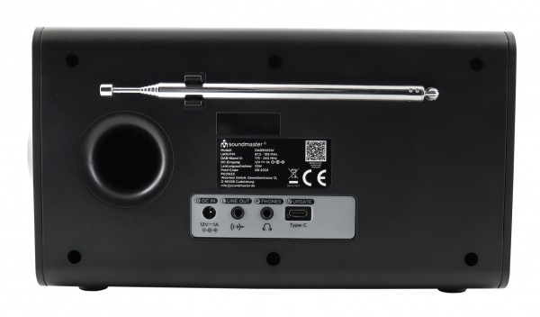 Soundmaster DAB+/UKW-RDS Radio mit großem Farbdisplay, Stationstasten Begrenzte Freigabe