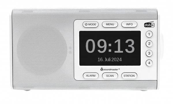 Soundmaster DAB+/UKW-RDS Radio mit großem Farbdisplay, Stationstasten Letzte 3 Tage