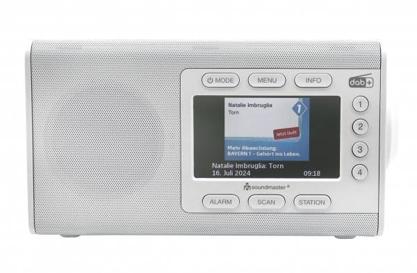 Soundmaster DAB+/UKW-RDS Radio mit großem Farbdisplay, Stationstasten Letzte 3 Tage
