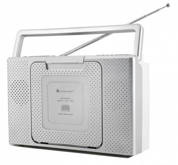 Soundmaster Spritzwassergeschütztes Badezimmer CD/MP3 Radio Neueste Stile